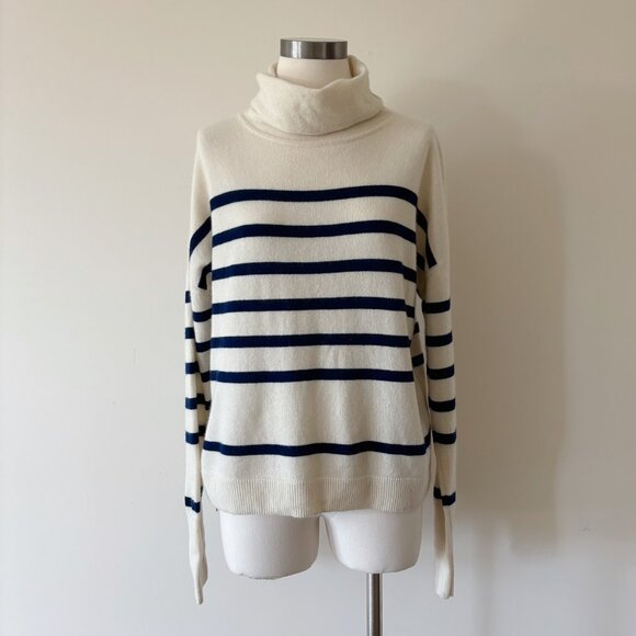 Vineyard Vines Sweaters - Vineyard vines cashmere sweater striped white blue